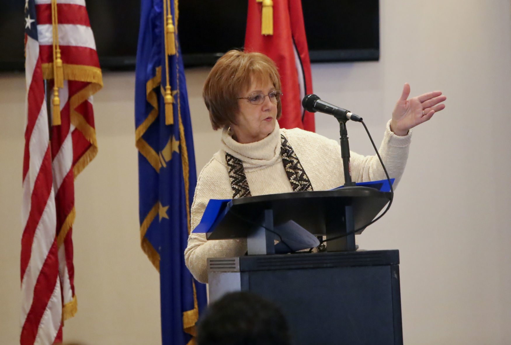 Sue Lynch, new Portage Mayor sworn into office